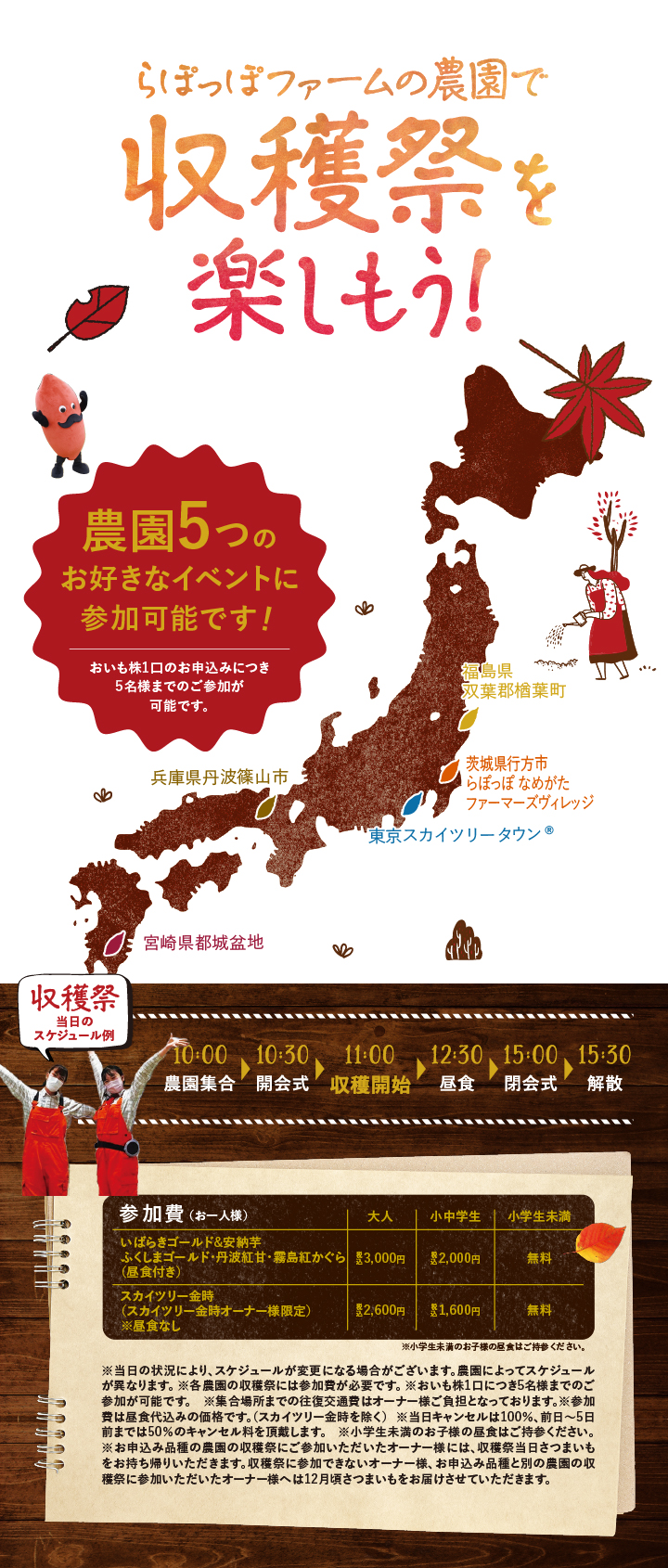おいも株　オーナー制度2023