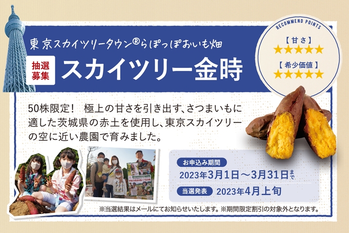 おいも株　オーナー制度2022
